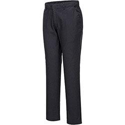 Portwest S232 Stretch Slim Fit Chinos Black Size 36 (Short Fit) , HuntOffice.ie on Productcaster.