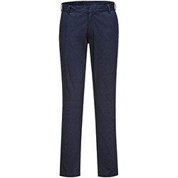 Portwest S235 Women's Slim Fit Chino Pants Dark Navy Size 30 , HuntOffice.ie on Productcaster.