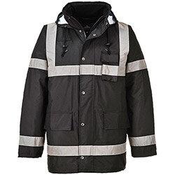 Portwest S433 Iona Lite Traffic Jacket Black Small , HuntOffice.ie on Productcaster.