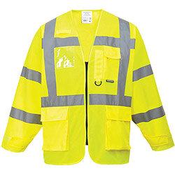 Portwest S475 Hi-Vis Executive Jacket Yellow Large on Productcaster.