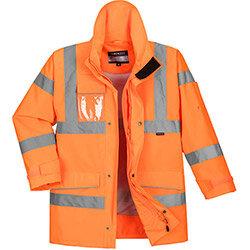 Portwest S590 Hi-Vis Extreme Parka Jacket Orange Medium on Productcaster.