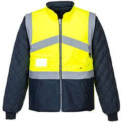 Portwest S769 Hi-Vis 2-Tone Jacket Yellow & Navy Small on Productcaster.