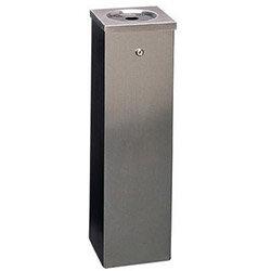 Bin Tower Flat Top Black Powder-690X200X200mm on Productcaster.