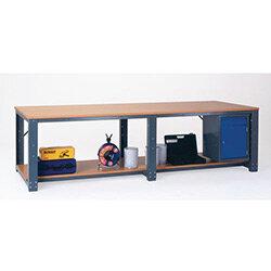 Workbench 2000X1200 Mdf Add On Bench With Shelf , HuntOffice.ie on Productcaster.