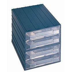 Drawer Unit Interlocking 4 Drawers 233x239x51mm , HuntOffice.ie on Productcaster.