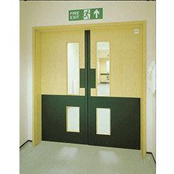 Finger Plate Protection Panel Brown 300X100X2.0mm , HuntOffice.ie on Productcaster.