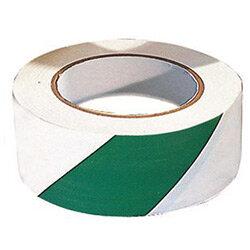 Tape Warning 6 Rolls Of Green/ White Width 50mm on Productcaster.