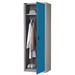 Wardrobe Slim Width Shelf Colour Blue , HuntOffice.ie on Productcaster.