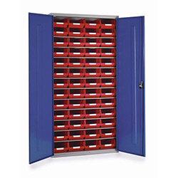 Cabinet H2000Xw1015Xd430mm C/W 52Xtc4 Red & 11 Shelves , HuntOffice.ie on Productcaster.