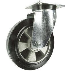 125mm Swivel Castor Aluminium/Rubber 200Kg Load Capacity , HuntOffice.ie on Productcaster.