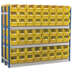 Toprax Longspan H1500Xw1812Xd625mm-Double Extension Bay 112 Yellow Bins on Productcaster.