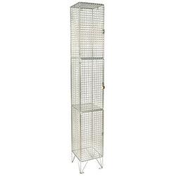 3 Door Mesh Locker 1980X300X305 , HuntOffice.ie on Productcaster.