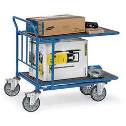 Fetra Double Deck Cash & Carry Trolley Platform Capacity 500kg Platform Dimension L:1000 x W:700mm' , ''HuntOffice.ie' on Productcaster.