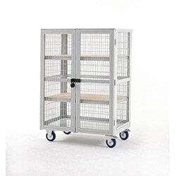 Mobile Storage Shelving With Doors 1355.900.600 Plywood Dark Blue on Productcaster.