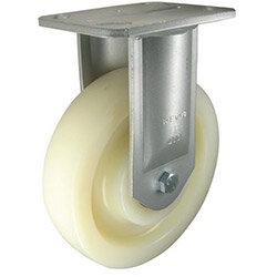 Heavy Duty Fabricated Steel Fixed Castor 250mm Nylon Wheel , HuntOffice.ie on Productcaster.