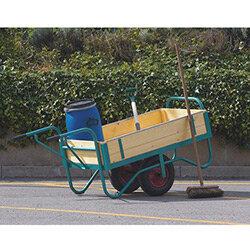 Single Handle Balance Trolley Solid Sides Rubber Tyres 915Wx1905D on Productcaster.