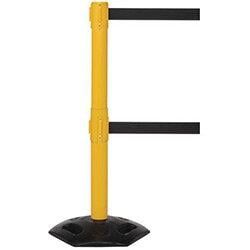 Weathermaster 250 Twin Yellow Post 3.4M Black Web on Productcaster.