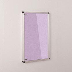 Colourplus Fabric Tamperproof Noticeboards 900x600mm (Hxw) Lilac on Productcaster.