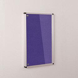 Colourplus Fabric Tamperproof Noticeboards 900x900mm (Hxw) Purple , HuntOffice.ie on Productcaster.