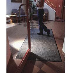 Washable Entrance Mat 85x150Cm Black/Blue on Productcaster.