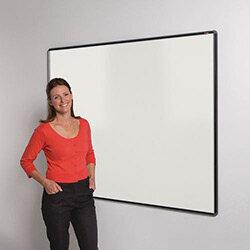 Shield Design Magnetic Whiteboard 600X900 Black Frame on Productcaster.