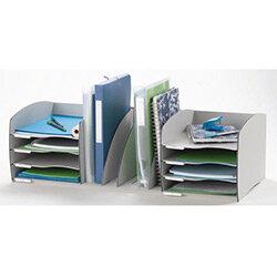 Fast Paper Desktop Office Organiser 8 Compartment Grey , HuntOffice.ie on Productcaster.