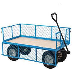 Heavy Duty Purpose Truck With Ply Base Sides & Ends And Pneumatic Tyred Wheels' , ''HuntOffice.ie' on Productcaster.