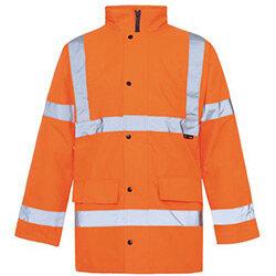 Hi Vis Parka Jacket 4Xlarge Orange , HuntOffice.ie on Productcaster.