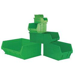 Container Green Pack Of 20 240X150X132mm Louvre Value 6 , HuntOffice.ie on Productcaster.