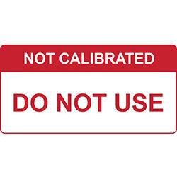 Not Calibrated Do Not Use Labels (50x25mm Roll Of 500) on Productcaster.