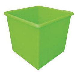 Rectangular Food Grade Plastic Storage Box With Tapered Sides 72L L460xW460xH435mm Green , HuntOffice.ie on Productcaster.