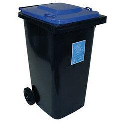 Refuse Container 240 Litre 2 Wheeled Colour Grey With Blue Lid' , ''HuntOffice.ie' on Productcaster.