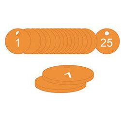 38mm Dia. Traffolite Tags Orange (326 To 350) , HuntOffice.ie on Productcaster.