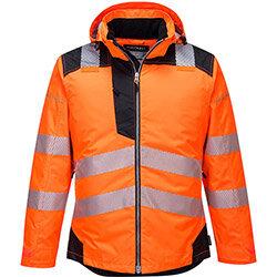 Portwest T400 PW3 Hi-Vis Winter Jacket Orange & Black XXL , HuntOffice.ie on Productcaster.