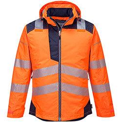 Portwest T400 PW3 Hi-Vis Winter Jacket Orange & Navy Small , HuntOffice.ie on Productcaster.