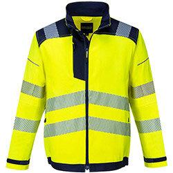 Portwest T500 PW3 Hi-Vis Work Jacket Yellow & Navy Small on Productcaster.