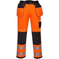 Portwest T501 PW3 Hi-Vis Holster Trousers Orange & Black Size UK32/EU48 (Short Fit) , HuntOffice.ie on Productcaster.