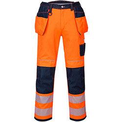 Portwest T501 PW3 Hi-Vis Holster Trousers Orange & Navy Size UK38/EU54 (Regular Fit) , HuntOffice.ie on Productcaster.