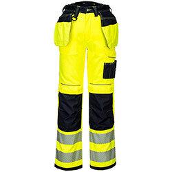 Portwest T501 PW3 Hi-Vis Holster Trousers Yellow & Black Size UK33/EU48 (Regular Fit) on Productcaster.