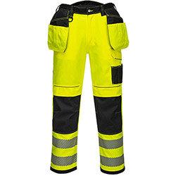 Portwest T501 PW3 Hi-Vis Holster Trousers Yellow & Black Size UK28/EU44 (Short Fit) , HuntOffice.ie on Productcaster.