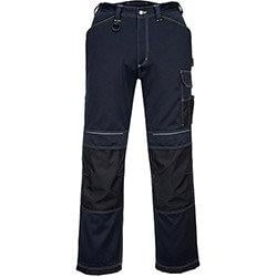 Portwest T601 PW3 Work Trousers Navy & Black Size UK32/EU48 (Regular Fit) , HuntOffice.ie on Productcaster.