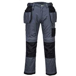 Portwest T602 PW3 Holster Work Trousers Zoom Grey & Black Size UK40/EU56 , HuntOffice.ie on Productcaster.