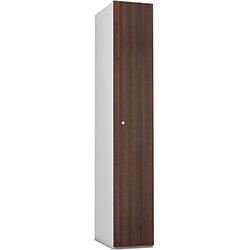 Probe Timberbox 1 Door Locker Cam Lock With White Body Walnut Door H1780xW305xD478mm on Productcaster.