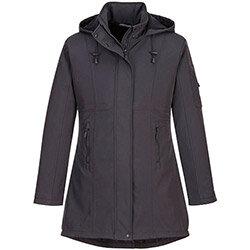 Portwest TK42 Carla Softshell Jacket 3L Charcoal Large on Productcaster.