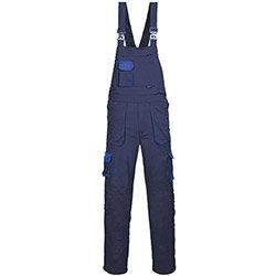 Portwest TX12 Contrast Bib & Brace Overall Navy Small (Regular Fit) on Productcaster.