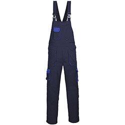 Portwest TX12 Contrast Bib & Brace Overall Navy XL (Tall Fit) , HuntOffice.ie on Productcaster.