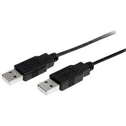 StarTech 2m USB 2.0 A to A Cable M/M USB 2m 1 x Type A Male USB 1 x Type A Male USB Black , HuntOffice.ie on Productcaster.