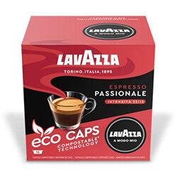 Pack of 16 Lavazza Modo Mio PASSIONALE COMPOSTABLE Eco Coffee Capsules on Productcaster.