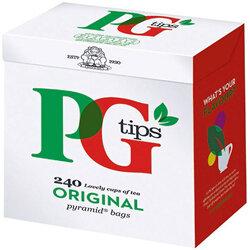 PG Tips Original Pyramid Tea Bags (Pack of 240) 10303320 on Productcaster.