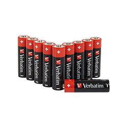 Verbatim AA Battery Premium Alkaline Hangcard Pack of 10 49875 , HuntOffice.ie on Productcaster.